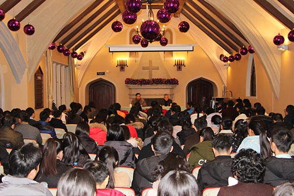 华东神学院师生参加上海市基督教两会讲座 华东神学院师生参加上海市基督教两会讲座